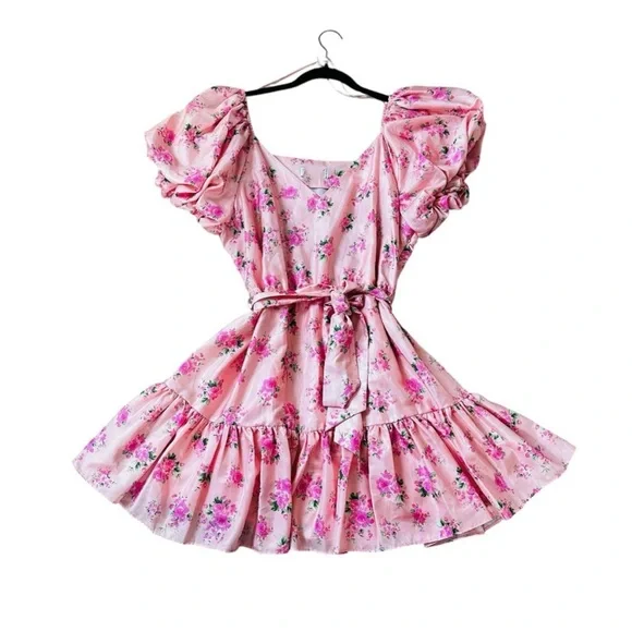 LoveShackFancyxTarget Cécile Puff Sleeve Dress - Picture 2 of 9